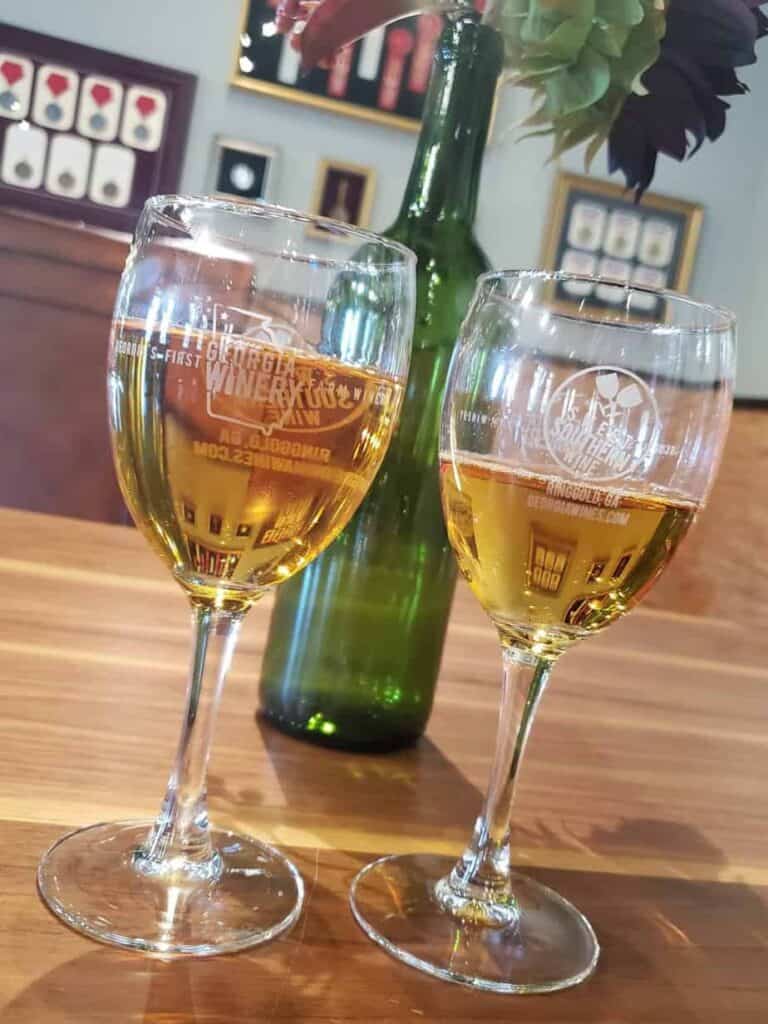 The Georgia Winery- Two Wine Glasses